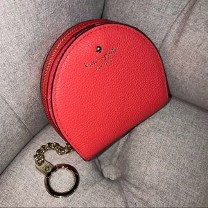 Kate Spade Red Keychain Wallet
